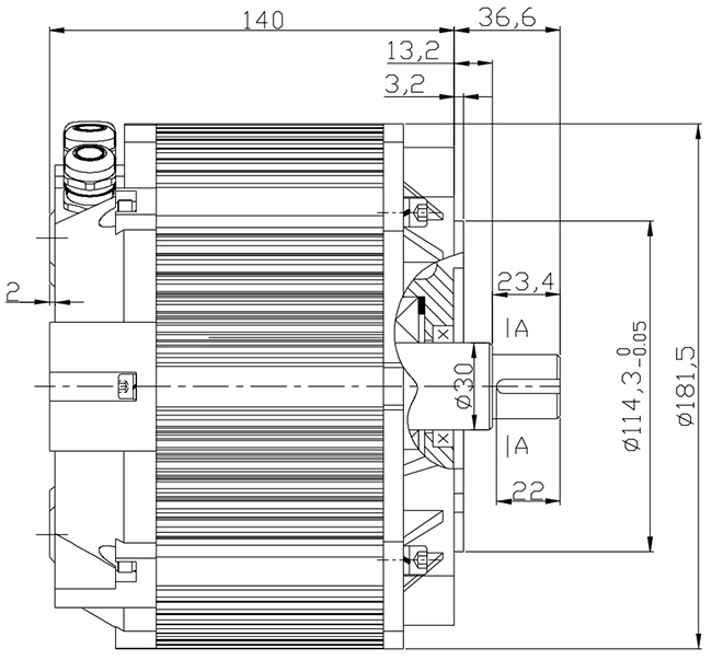 plan moteur électrique moto 6000W OZO